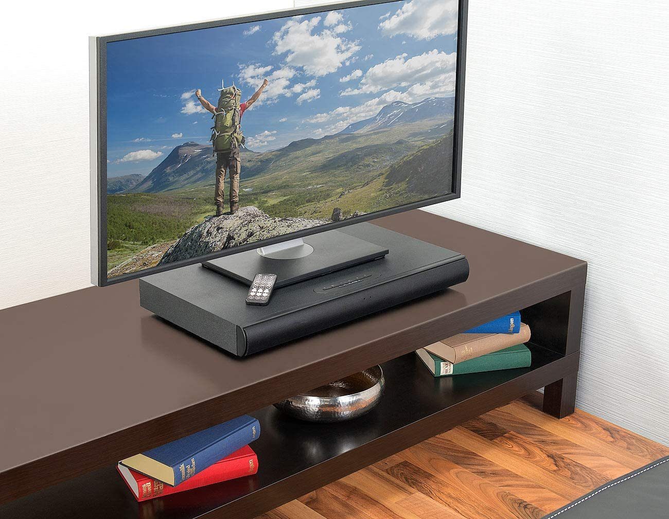 auvisio Soundbar MSX-700.dig 2.1-Soundbase integrierter Subwoofer Bluetooth Soundbar (60 W)