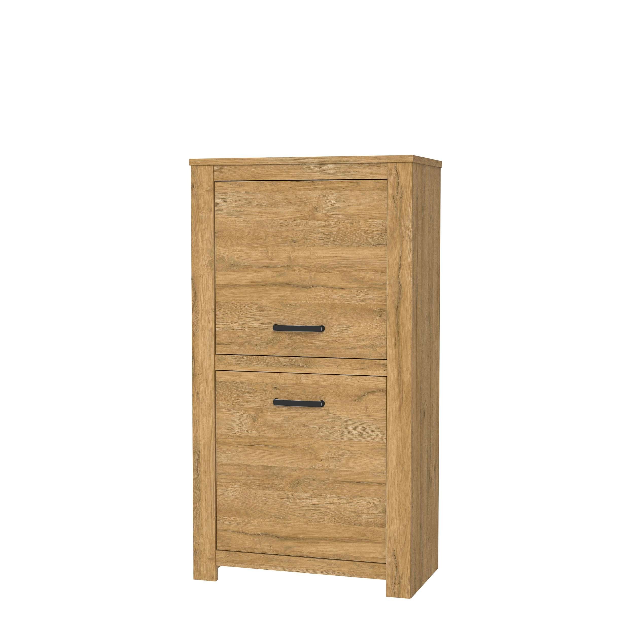 Stylefy Highboard Hanna (Highboard, Schrank), mit viel Stauraum, 2-türig, aus Holzwerkstoff, stehend