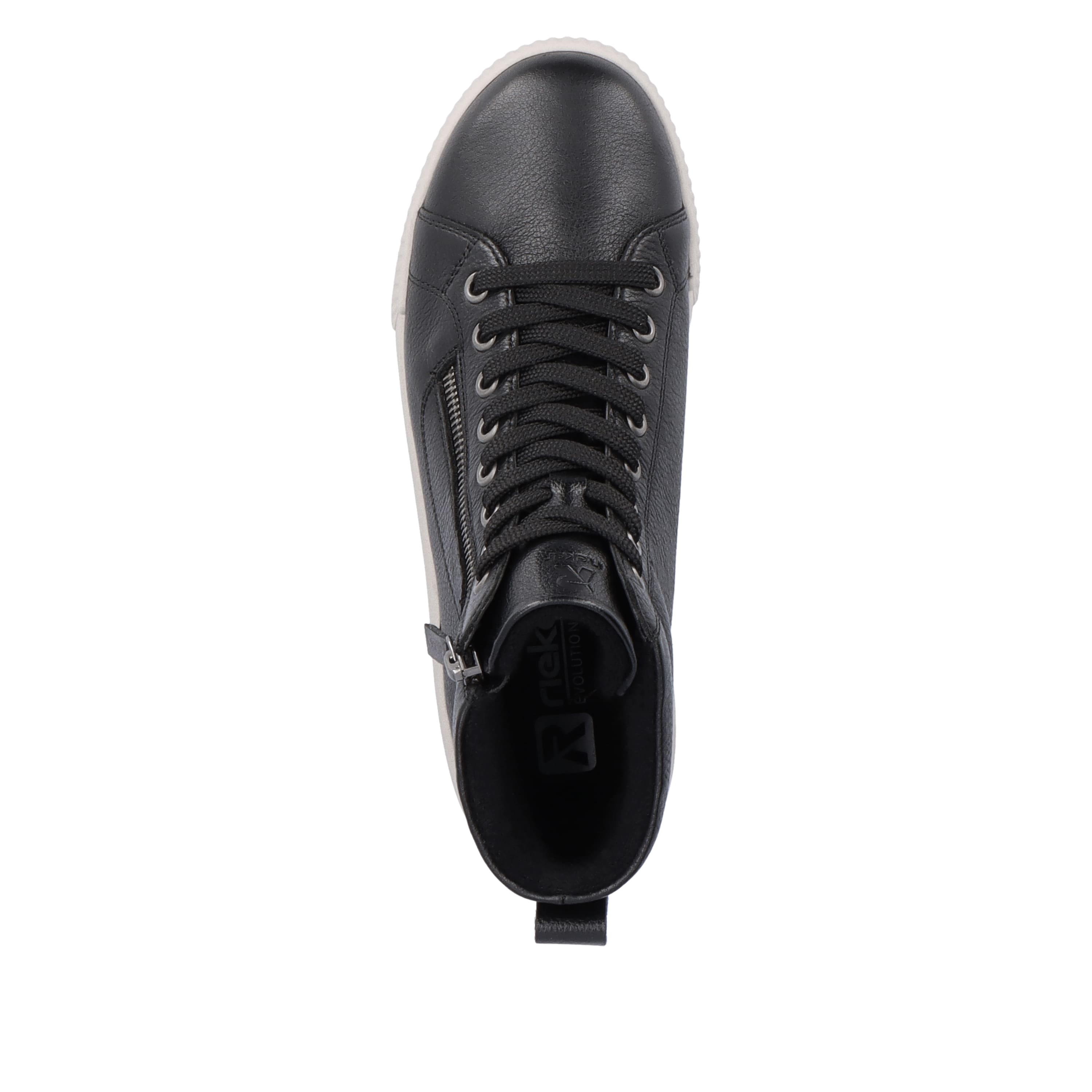 Rieker Damen Sneaker High steel black