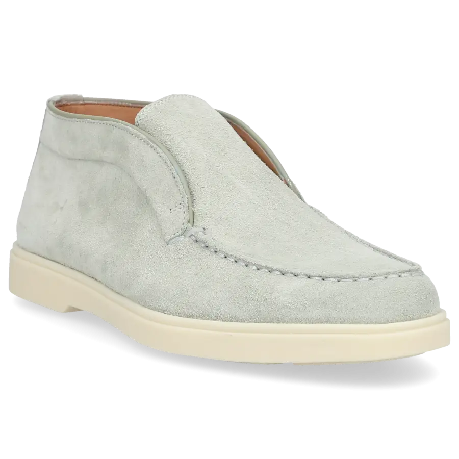 Santoni - Stiefeletten DESERT BOOT Veloursleder - grün