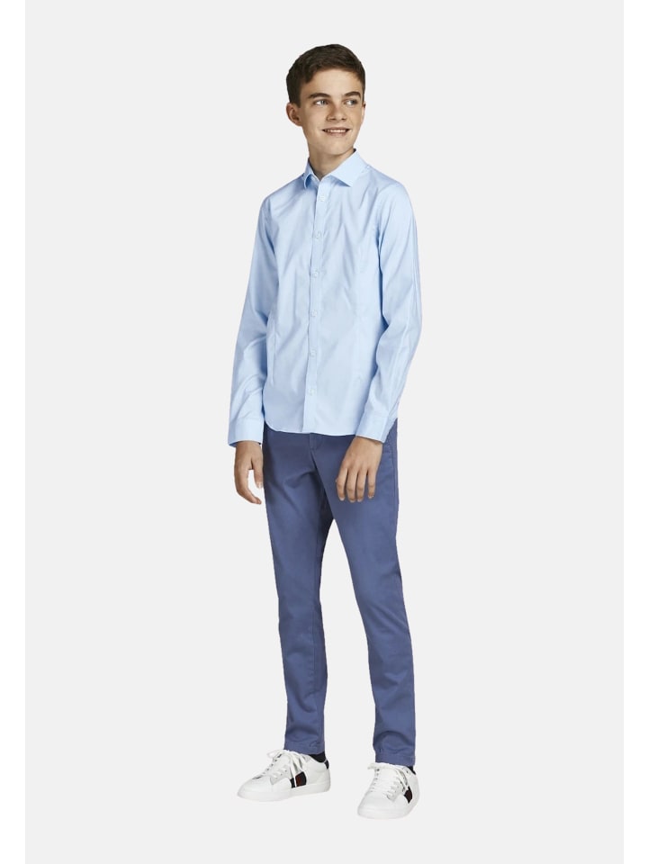 JACK & JONES Junior Hemd 'Parma' in hellblau günstig kaufen