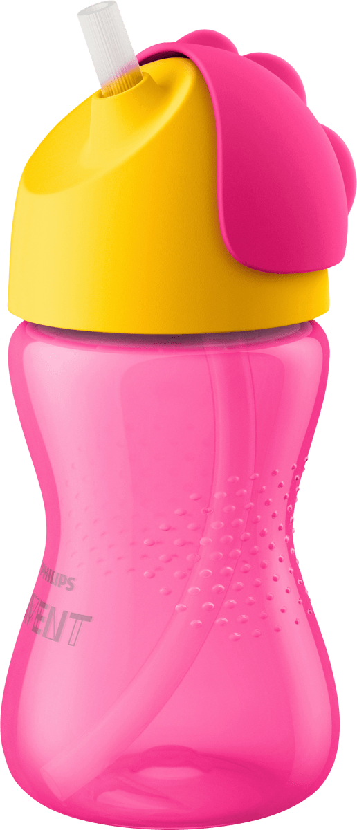 Trinkhalmbecher rosa, 300ml, 1 St