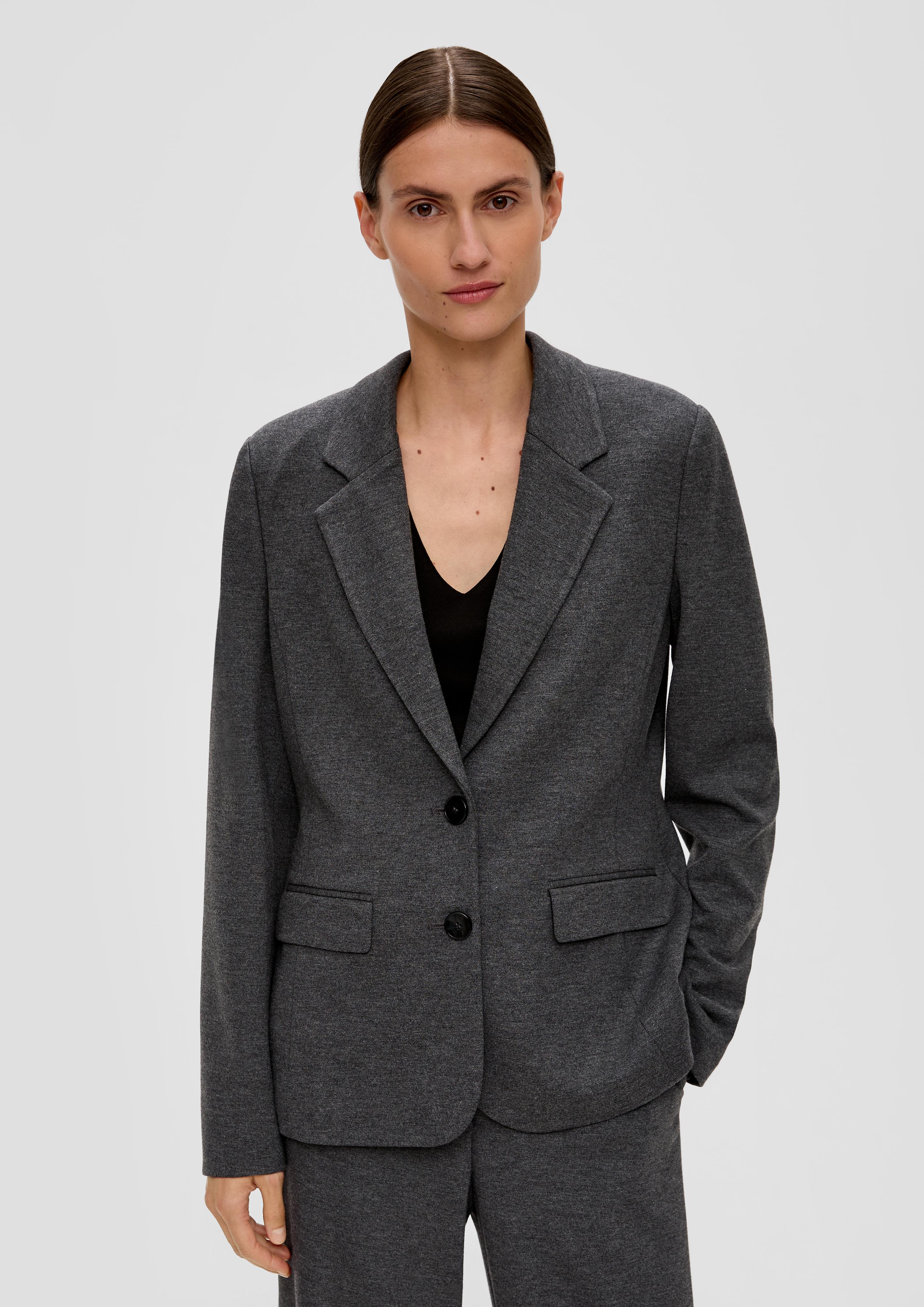 Blazer aus Viskosemix  2133859-9822