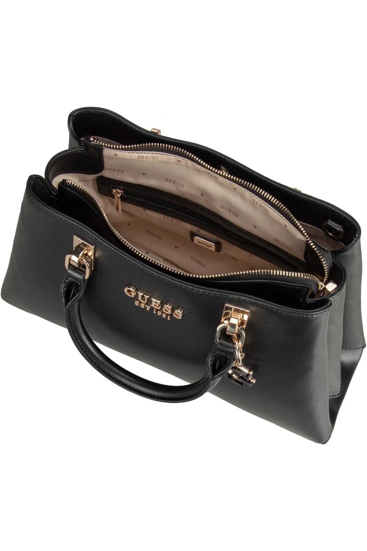 Guess  Handtasche - Schwarz - Unifarben