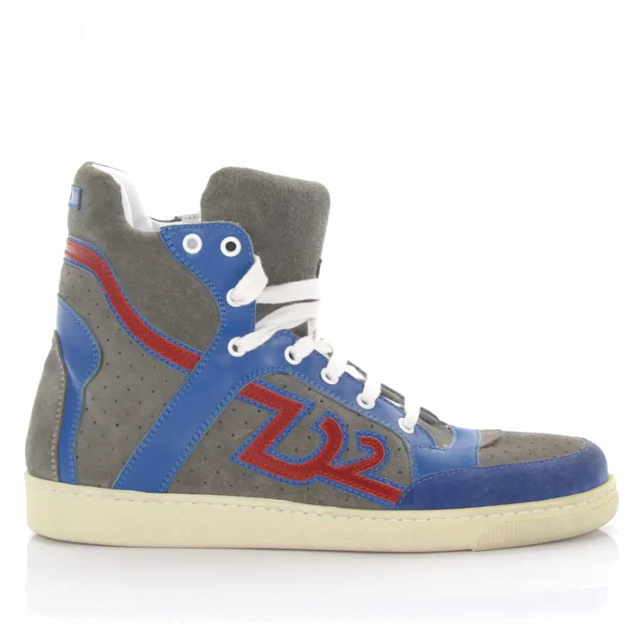 Dsquared2 - Sneaker high SN105 Kalbsleder - blau