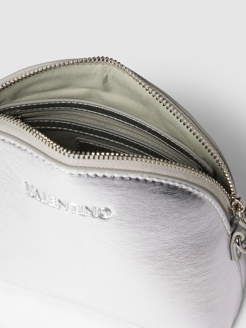 Handtasche mit abnehmbarem Schulterriemen Modell 'MAYFAIR' in silber