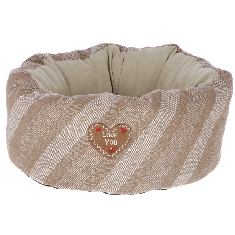 Kerbl Hundebetten Kerbl Welpenbett Love you beige