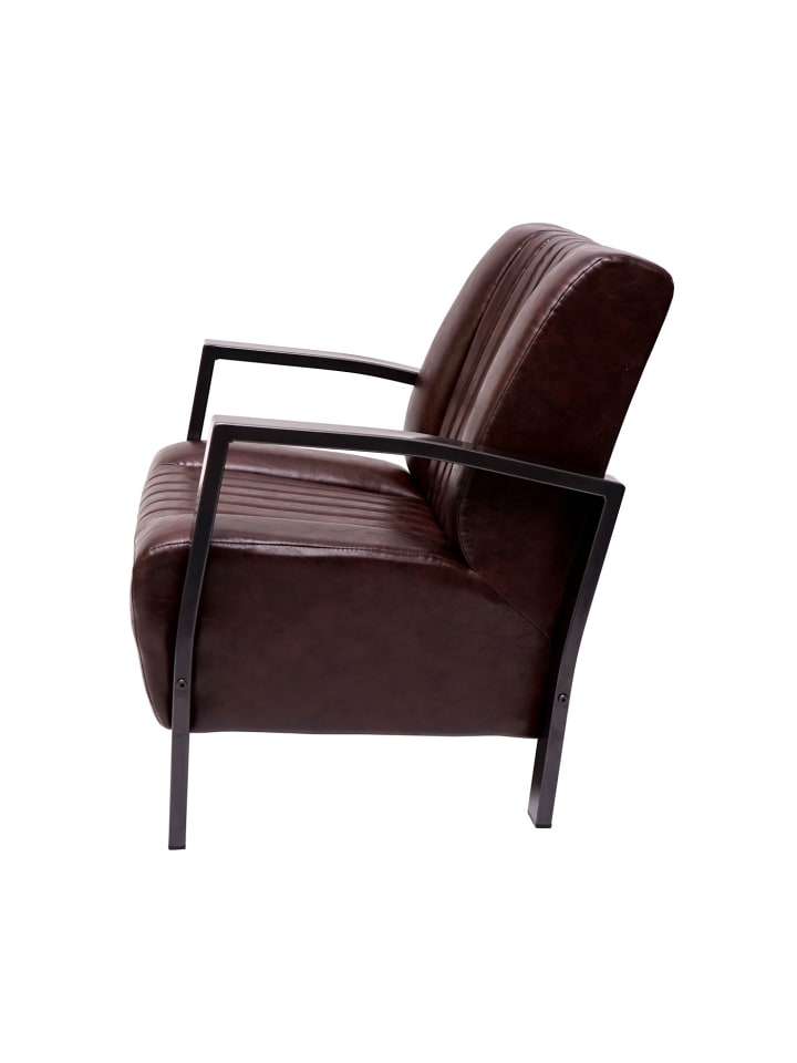 MCW Wohnzimmer-Set H10 im Industriedesign, Braun günstig kaufen onesize