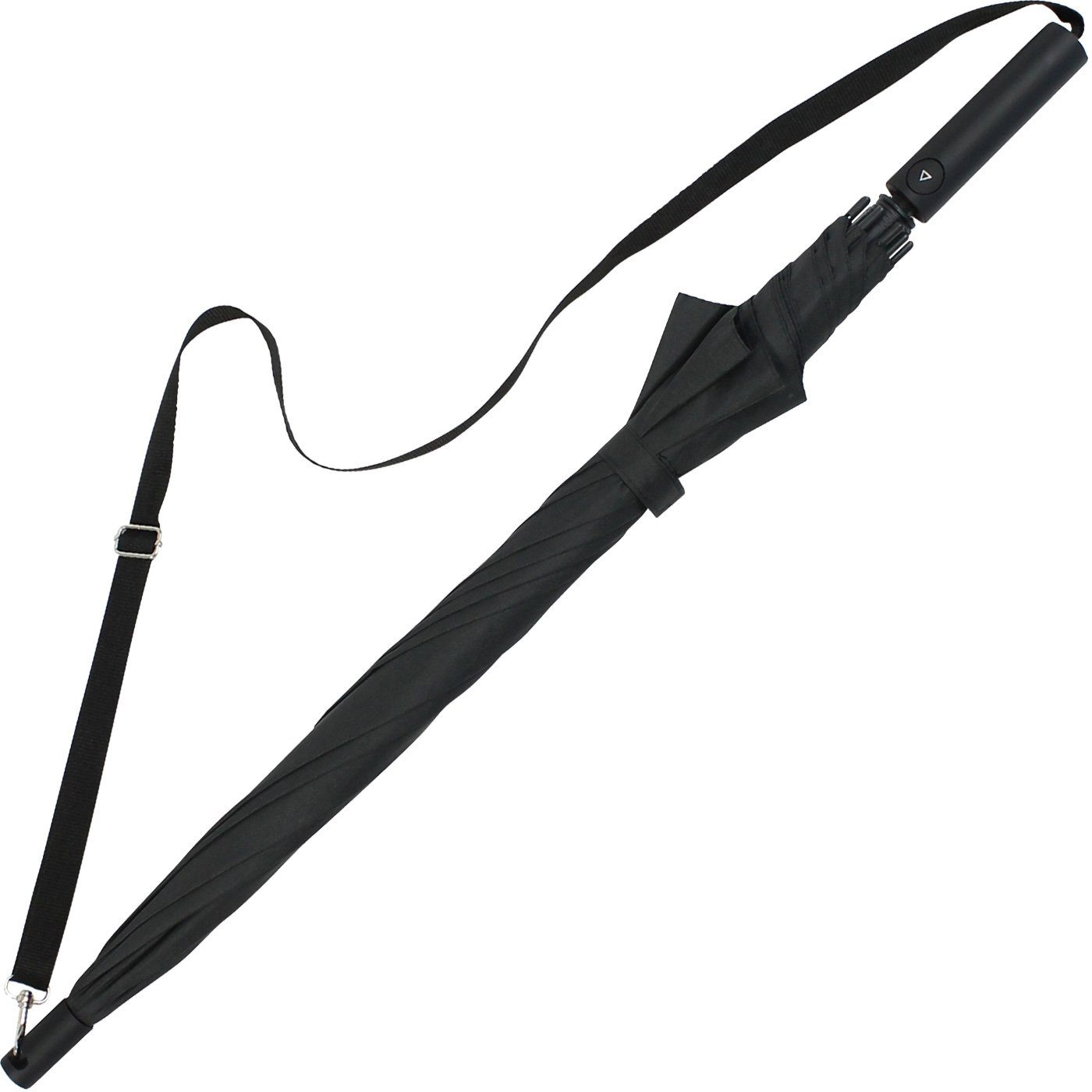 iX-brella Langregenschirm Umhängeschirm Hands-Free Automatik mit Tragegurt, praktisch-alltagstauglich