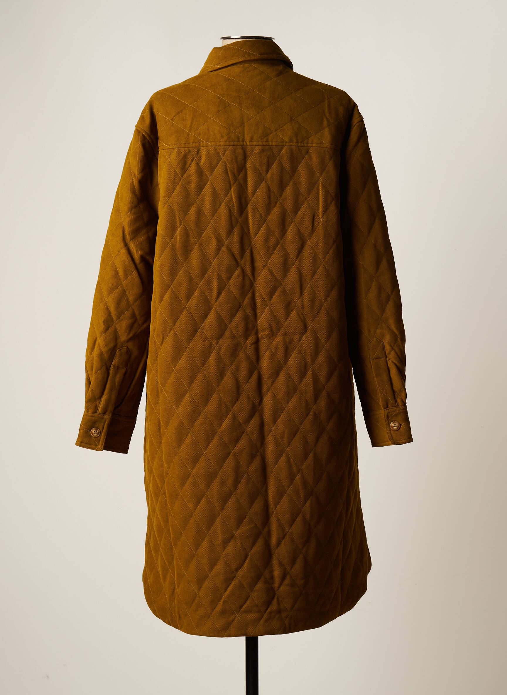Frnch Manteaux Longs Femme couleur vert
