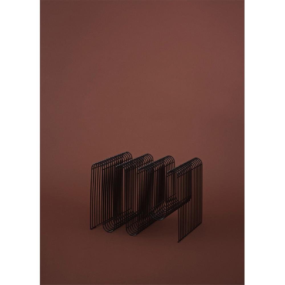 Aytm Zeitungsständer Zeitschriftenständer Curva Schwarz