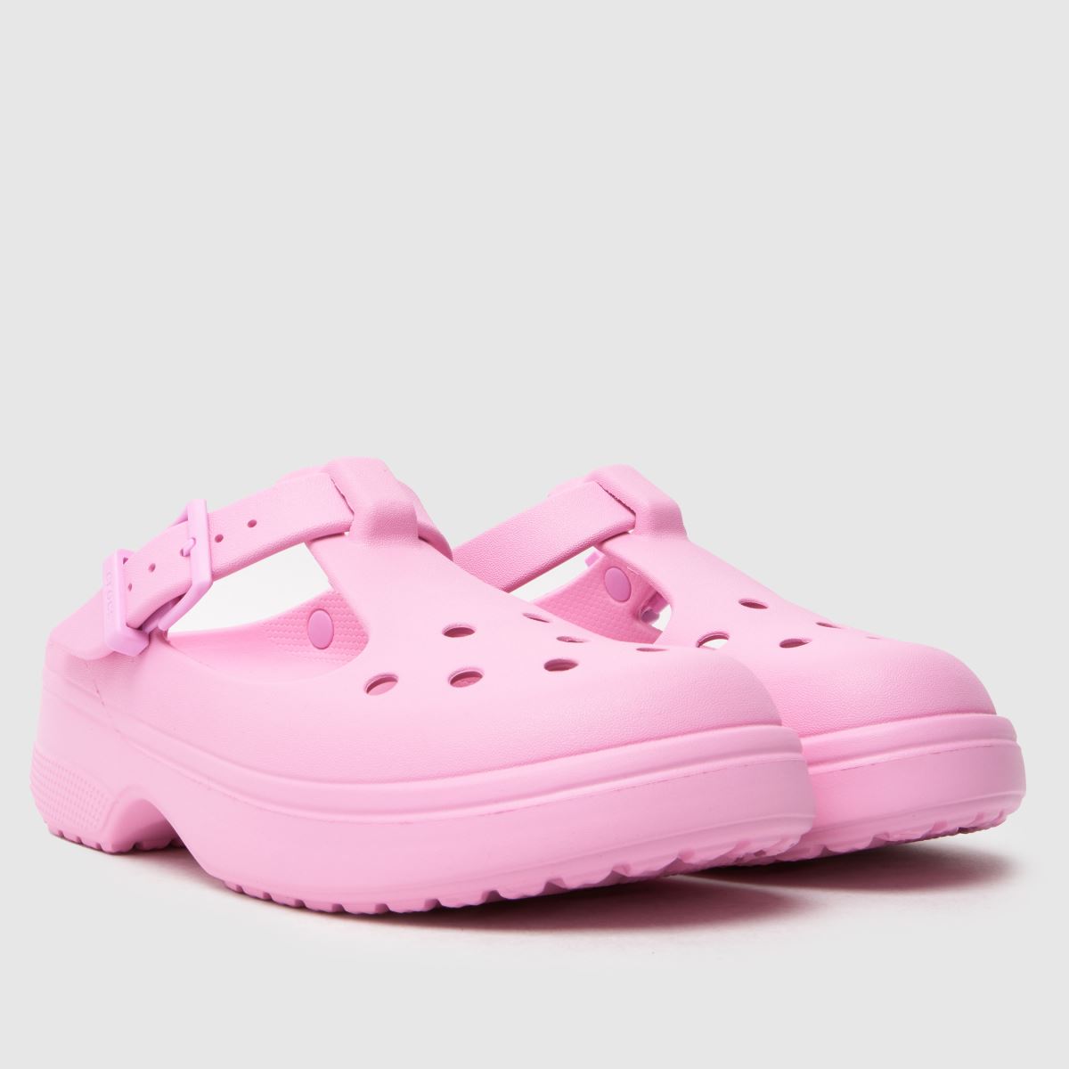 Crocs Classic Mary Jane klumpa szandál rózsaszínben
