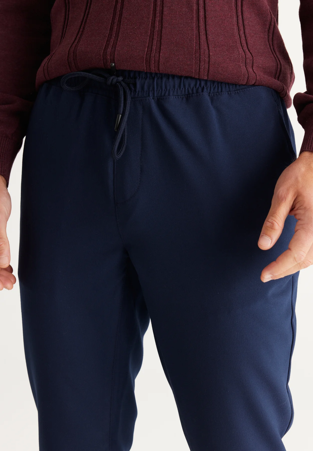 AC&CO / ALTINYILDIZ CLASSICS CASUAL SIDE POCKET WAIST TIE - Pantalones
