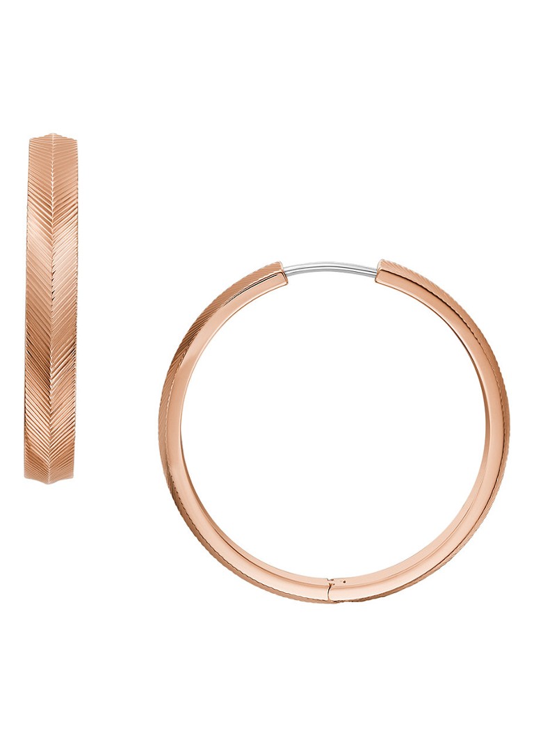Fossil Harlow hoop earrings JF04664791