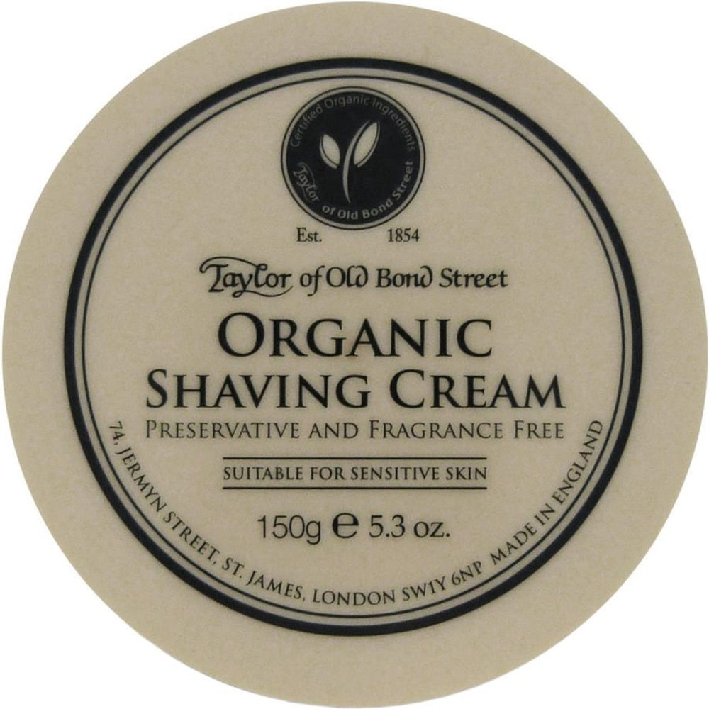 Taylor of old Bond Street Organic Shaving Cream Après-rasage