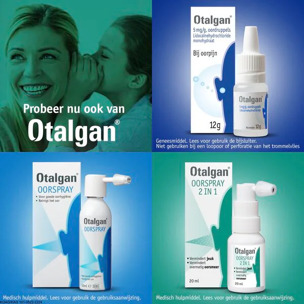 Otalgan fülzsír Orvosi eszköz - 10ml