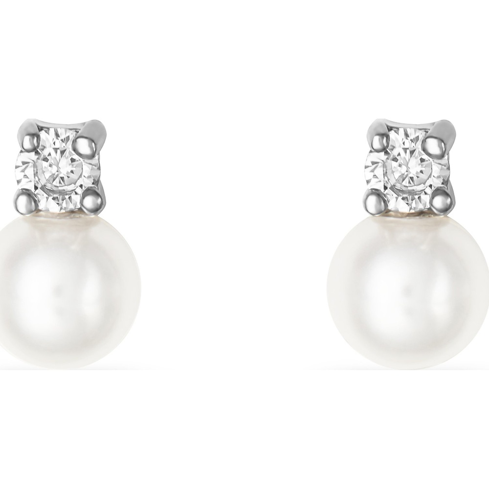 FAVS Boucles d'oreilles à fermoir à poussette 925 Argent Boucles d'oreilles