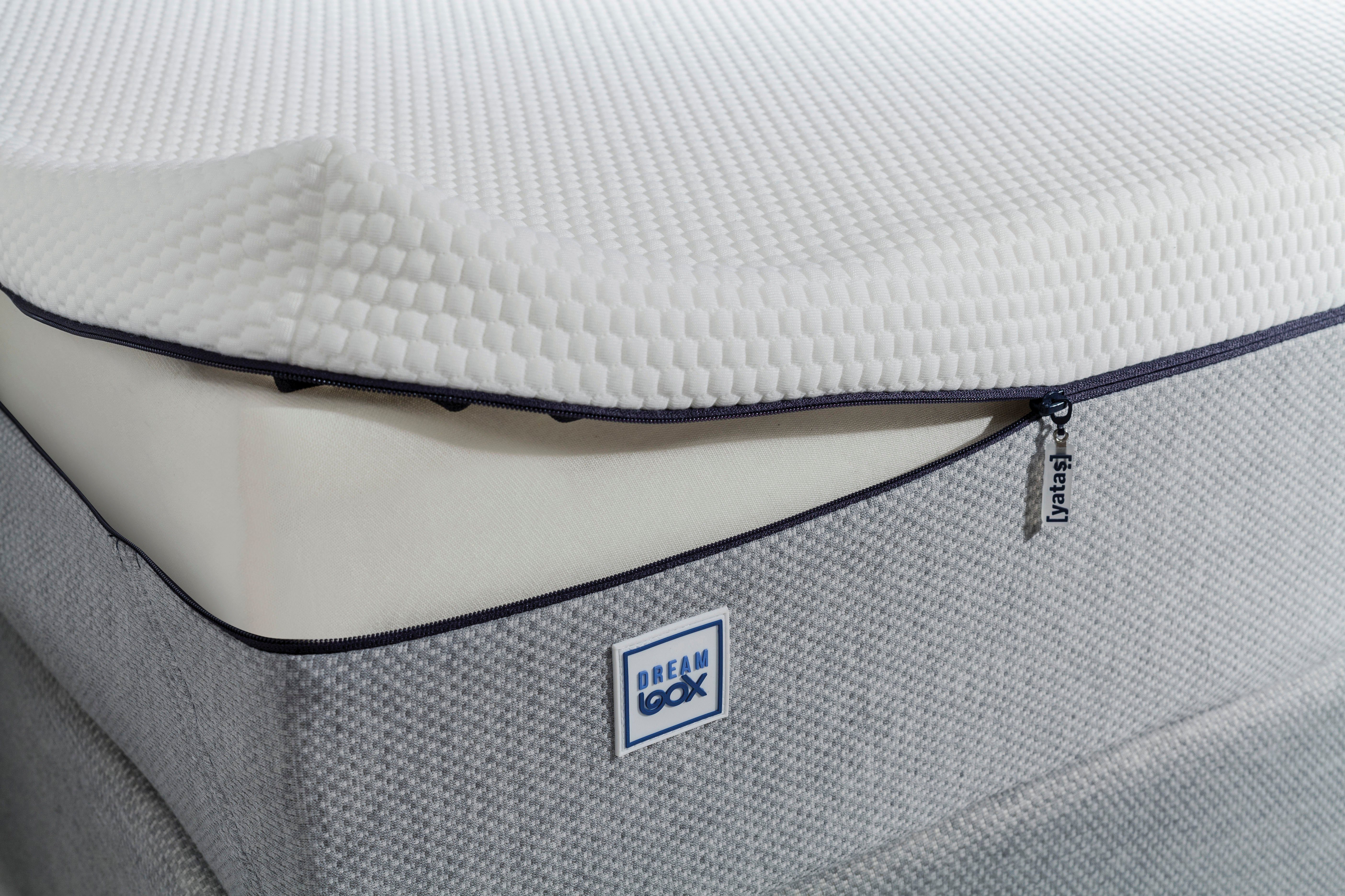 Taschenfederkernmatratze Dream Box Roll PRO, Yatas Bedding, 26 cm hoch, 3 Härten System-Feder, unterstützt jede Körperform bis 120 kg