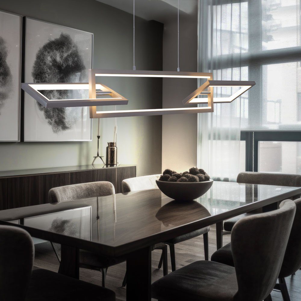 etc-shop LED Pendelleuchte, Leuchtmittel inklusive, Warmweiß, Pendelleuchte Hängelampe Wohnzimmer Designlampe