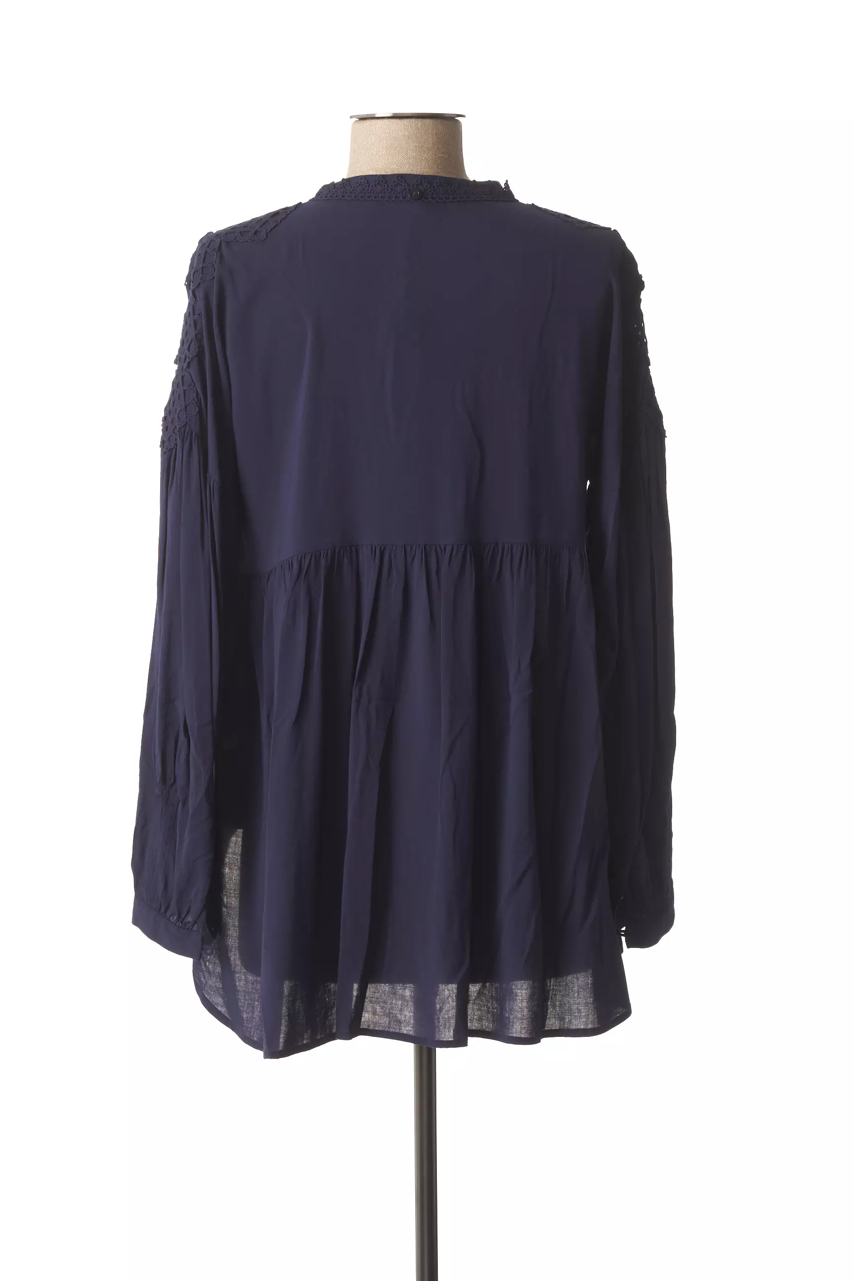 High Tuniquemanchelongue Femme couleur bleu