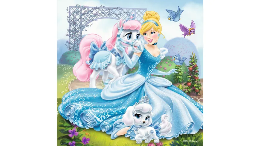 Ravensburger Puzzle - Palace Pets, 3 x 49 Teile