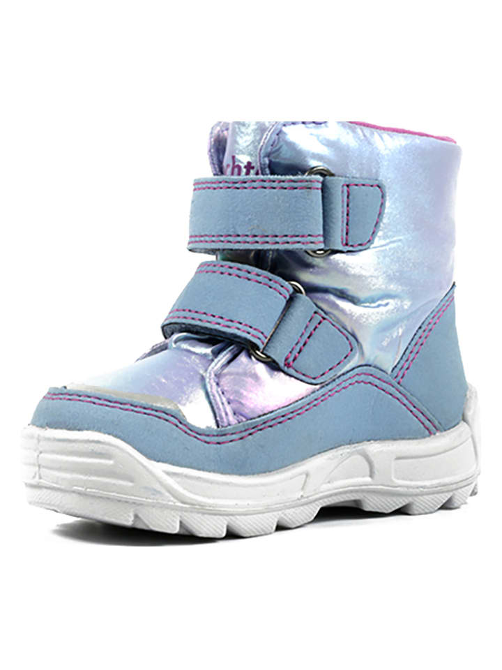 Richter Shoes Winterboots in Hellblau/ Rosa günstig kaufen