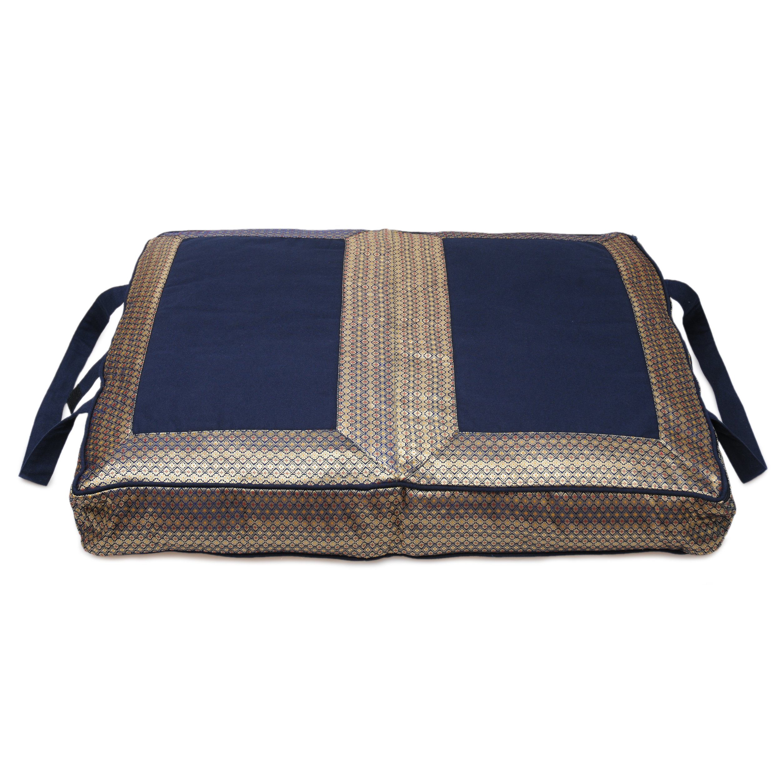 Yogishop Meditationskissen Futon Golden Mind, Dein kleines Universum, dein behüteter Space für die Meditation.