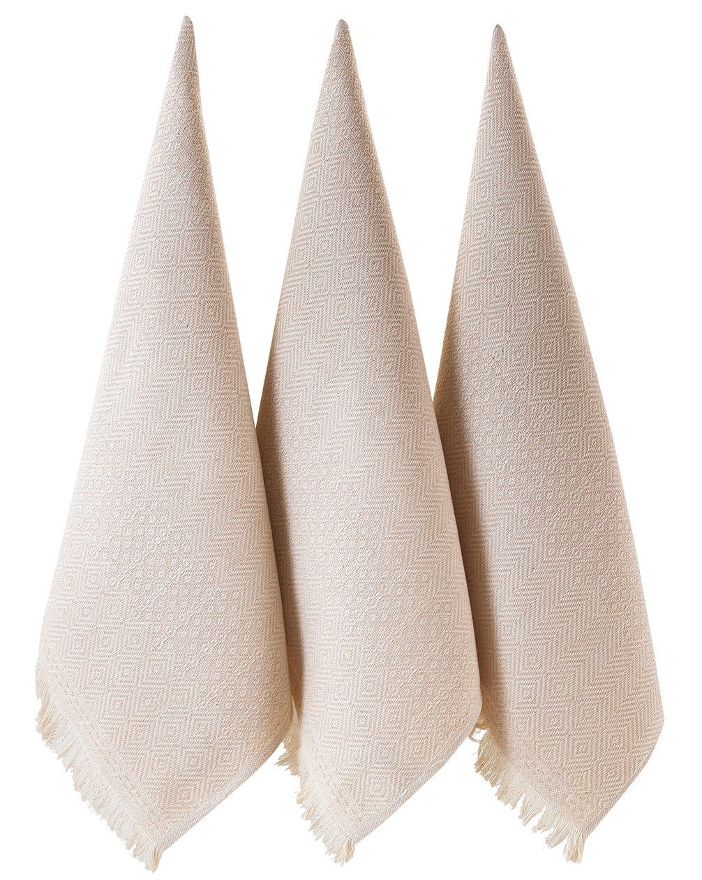 BOHORIA Geschirrtuch Premium 3er Set Collection - 100% Baumwolle, 3er Set