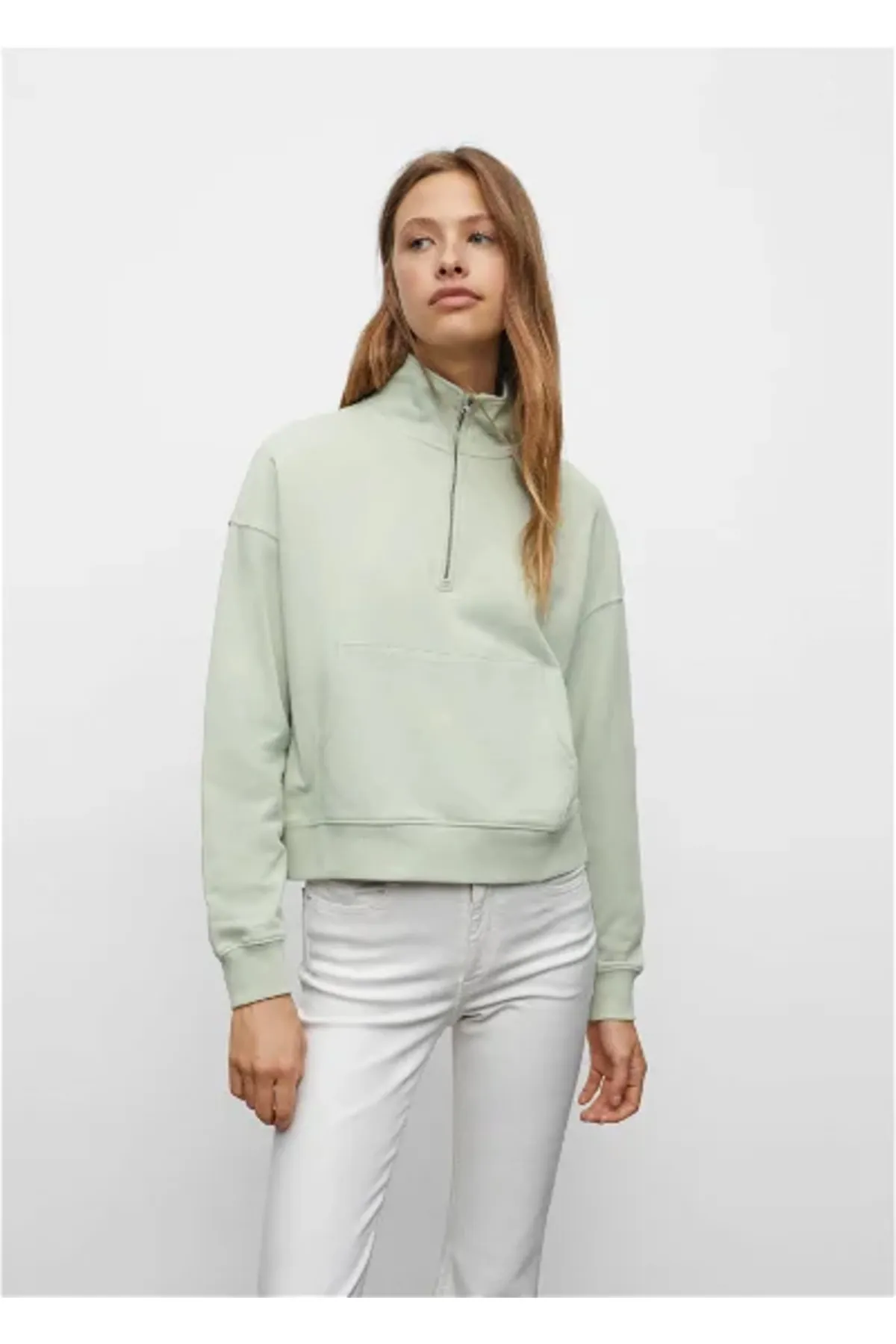 MANGO Kids  Sweatshirt - Grün - Regular Fit