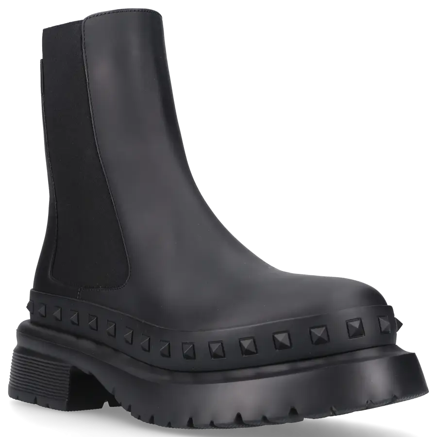 Valentino Garavani - Chelsea Boots M-WAY Kalbsleder - schwarz