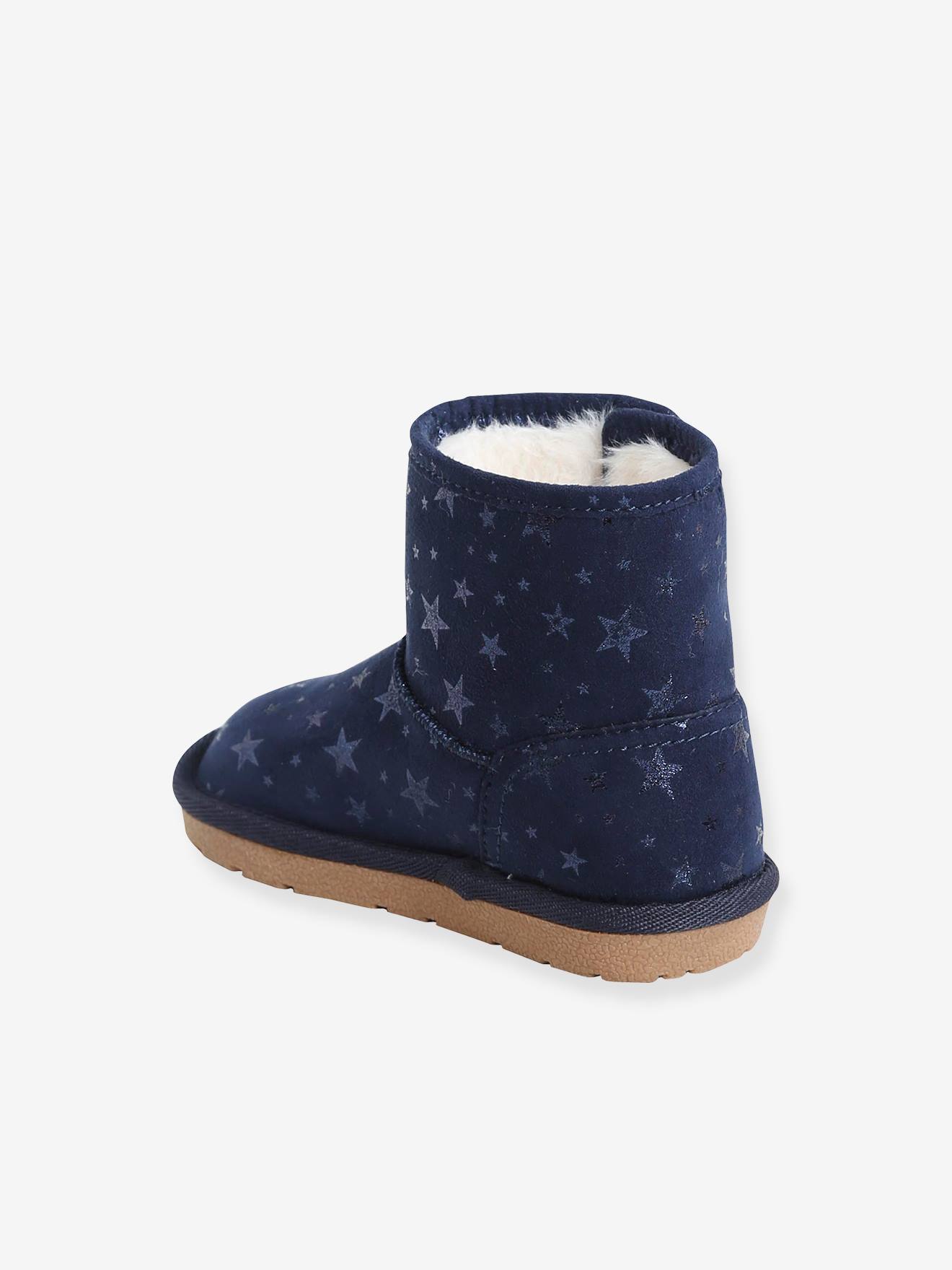 Bottes fourrées bébé fille camel