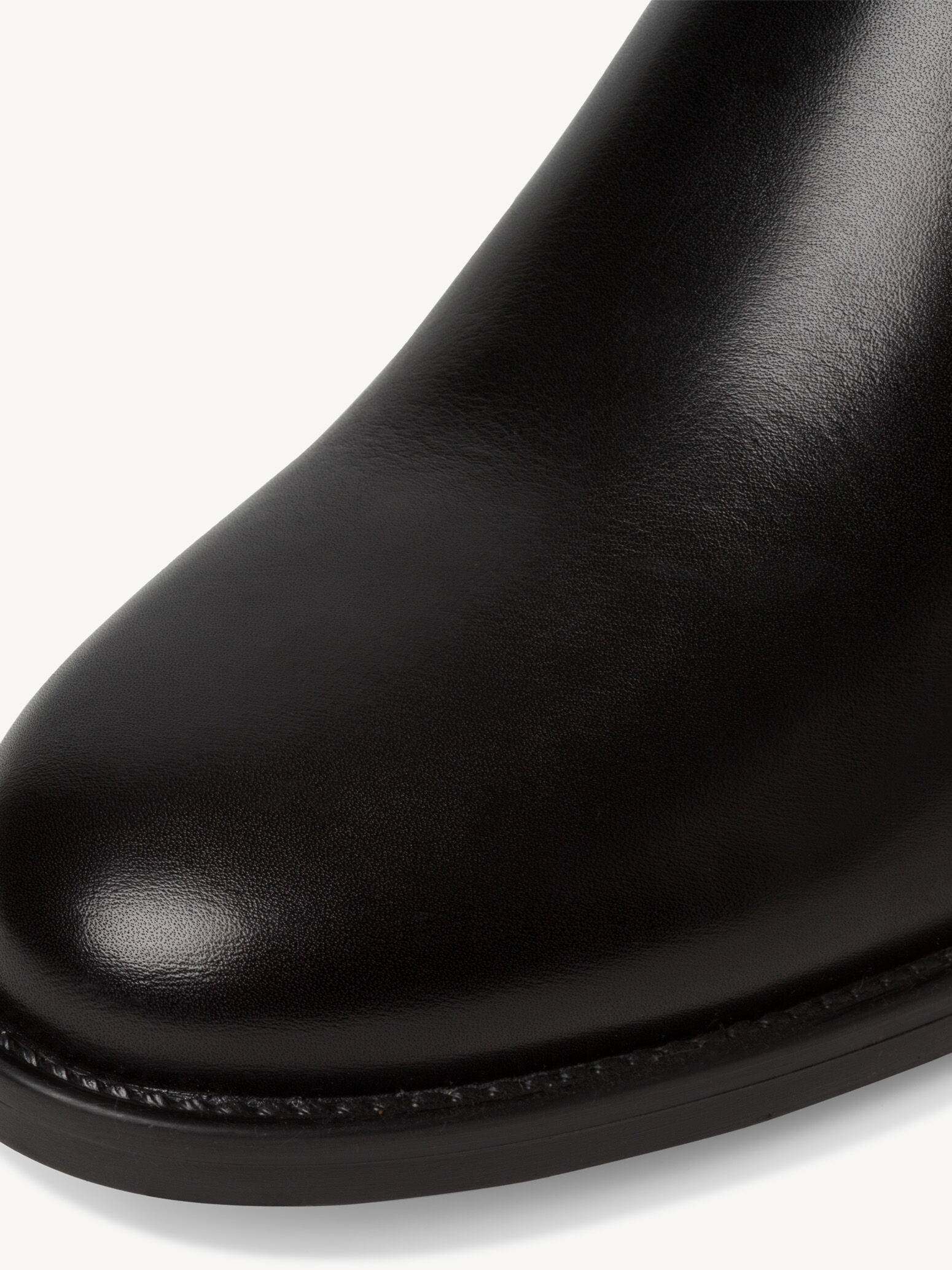 Bottes en cuir - noir