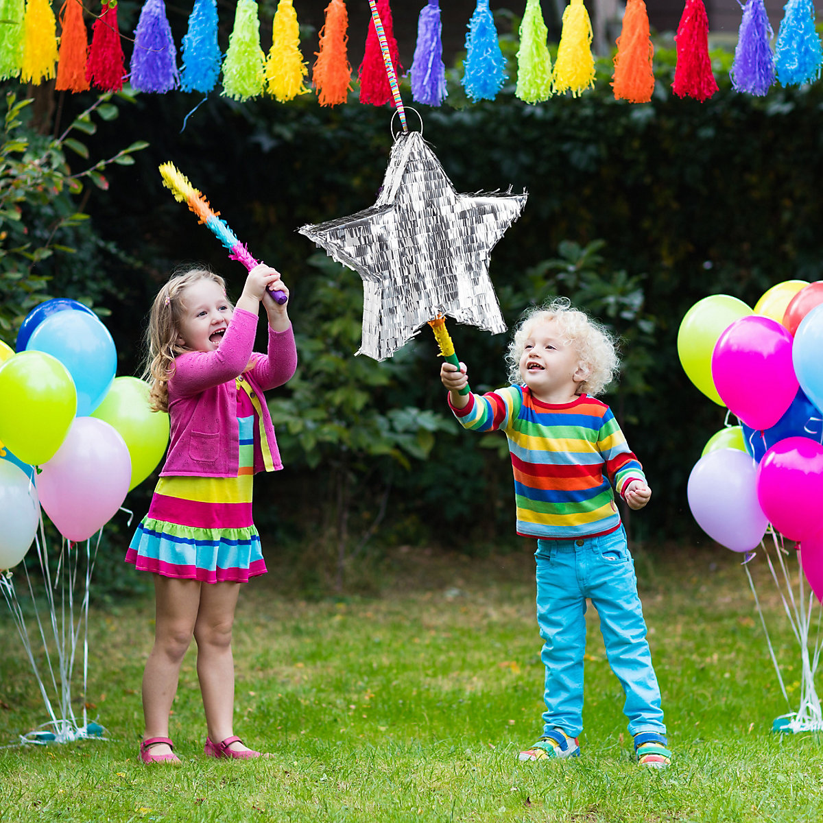 3 tlg. Pinata Set Stern