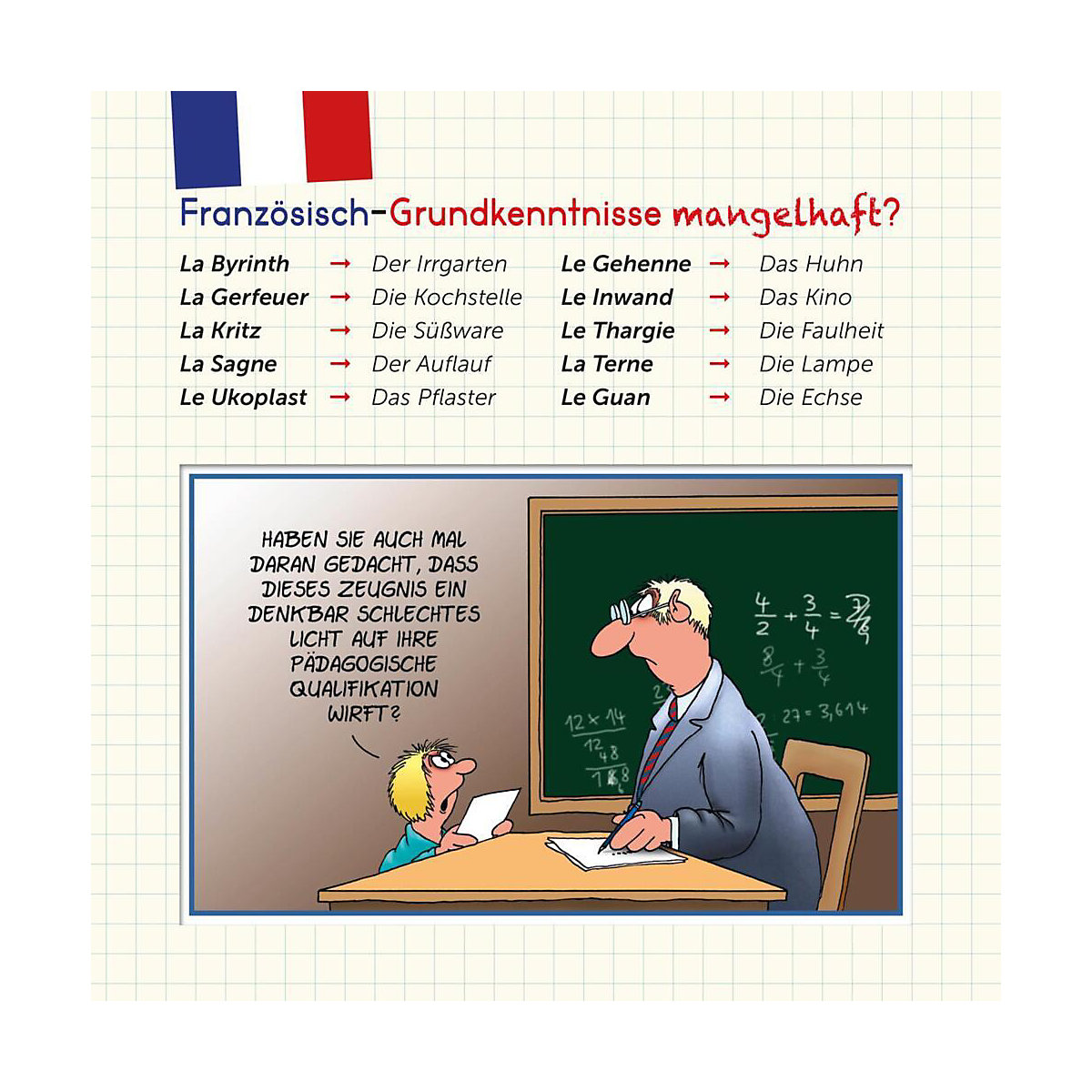 In der Schule!