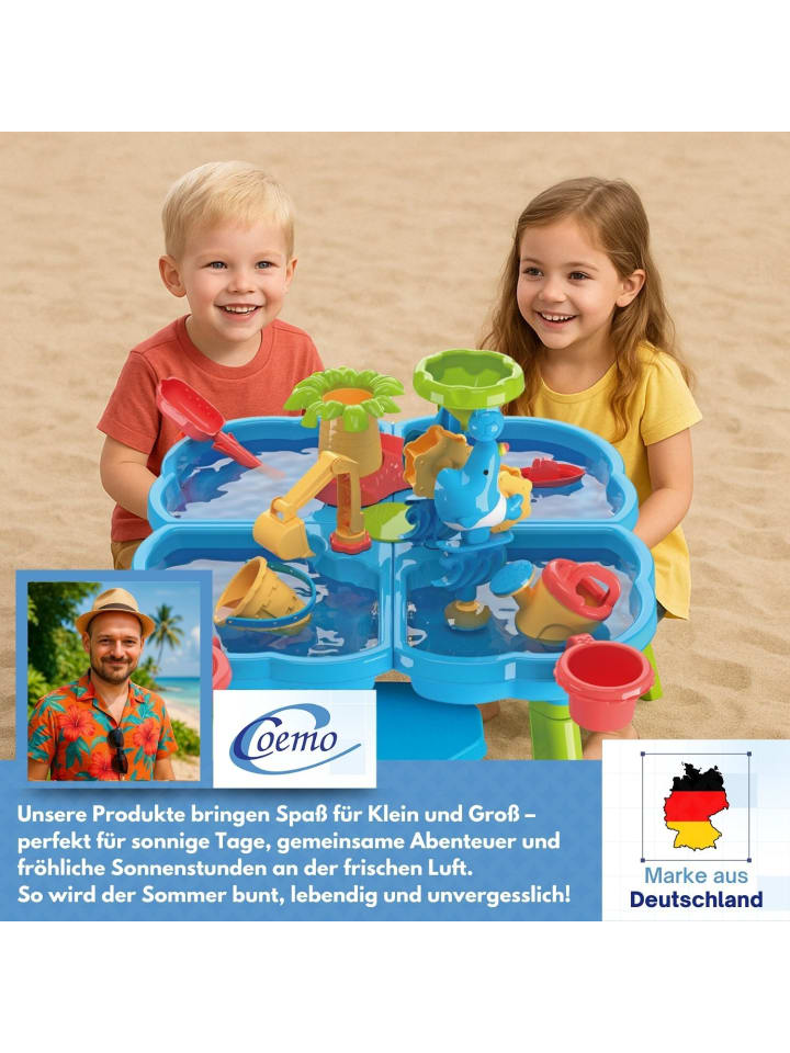 Coemo Wasserspieltisch NARIUS Spieltisch in Bunt günstig kaufen