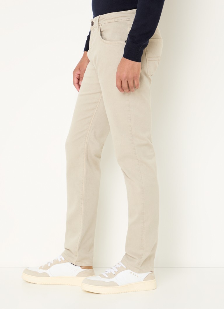 Boggi Milano Tencel elegáns szabású farmer lyocell keverék anyagból, színes mosással