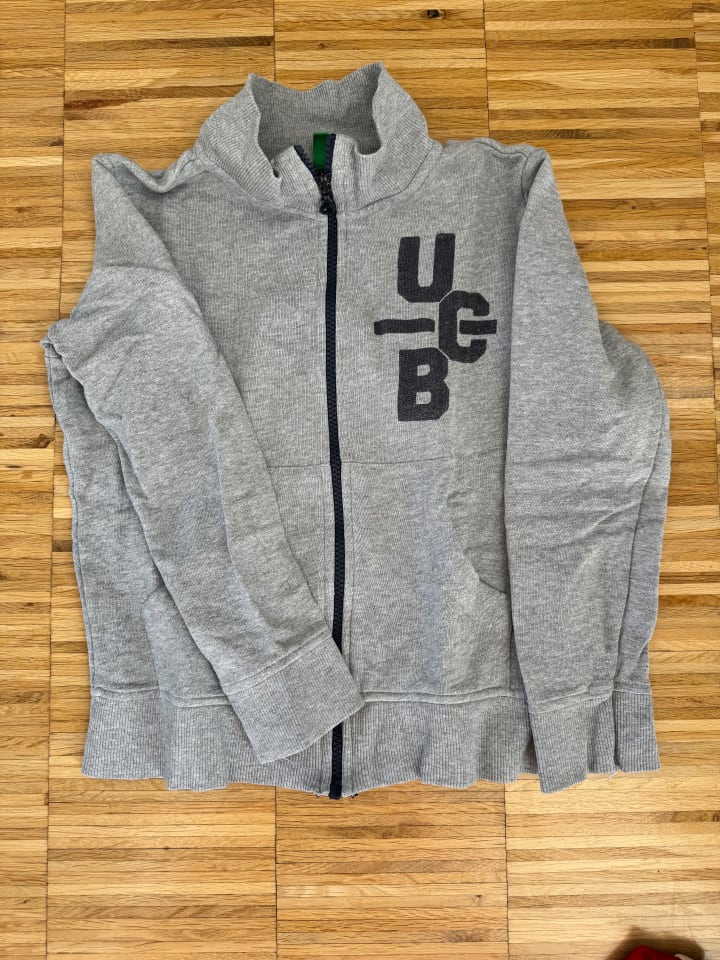 Benetton Sweatjacke in Grau günstig kaufen 128