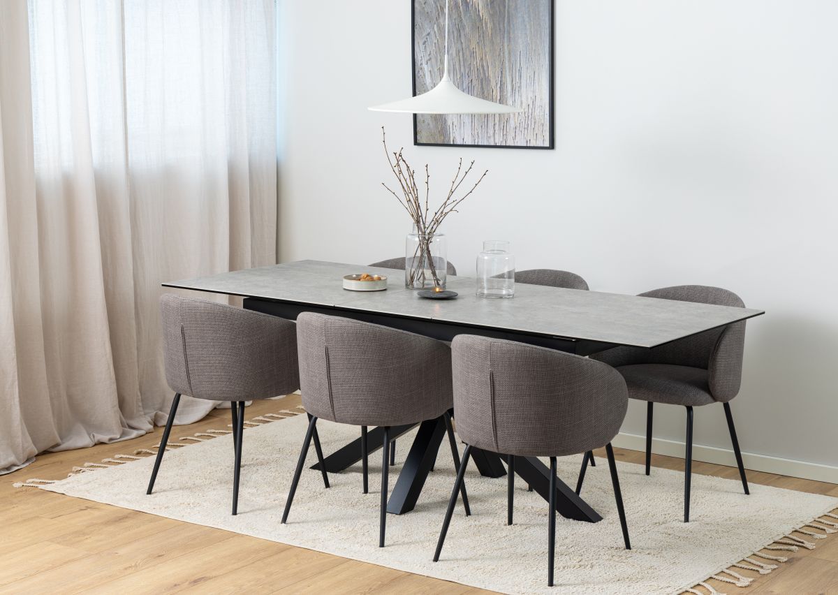 Ausziehtisch Heaven Keramik Grau