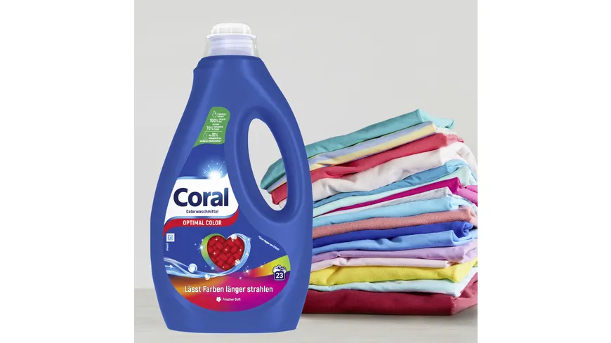 Coral Flüssigwaschmittel Optimal Color 23WL 1.15 l