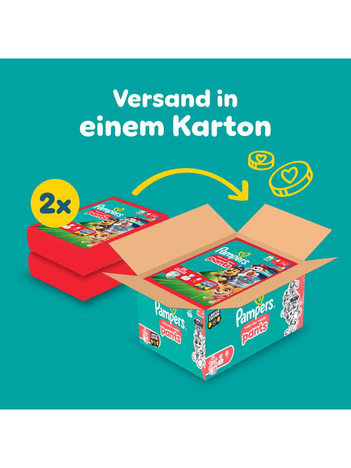 Pampers Pampers Baby-Dry Pants Paw Patrol Edition Größe 4, 180 Windeln, 9kg-15kg günstig kaufen 4