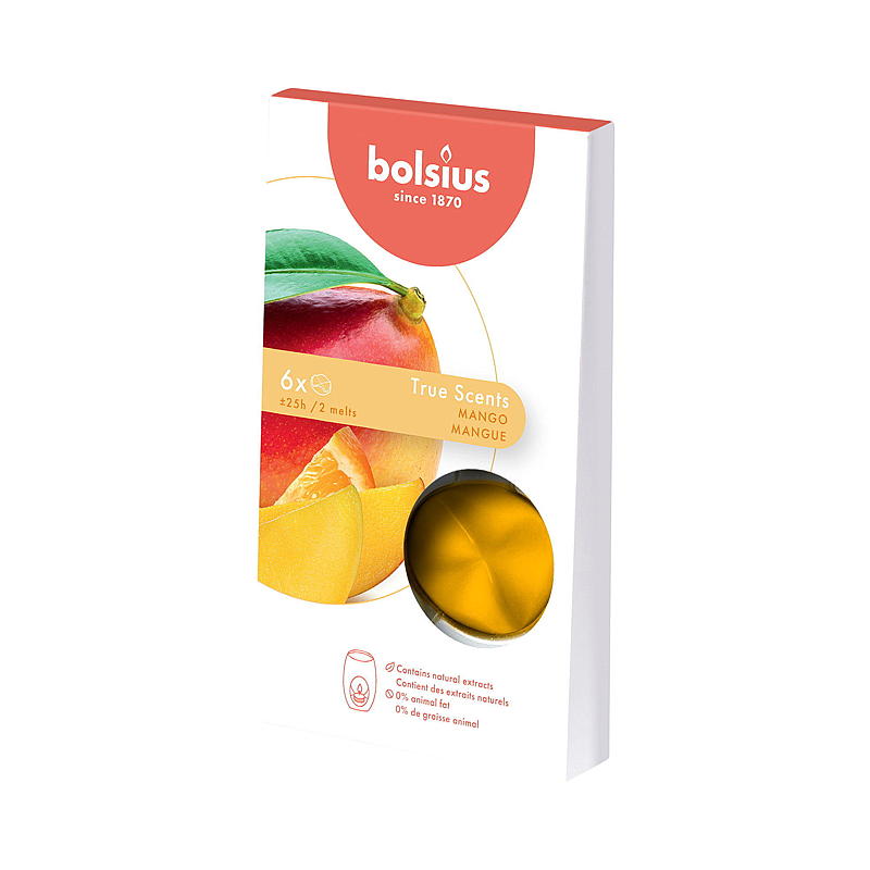 Bolsius Duftvoks 6-pk mango