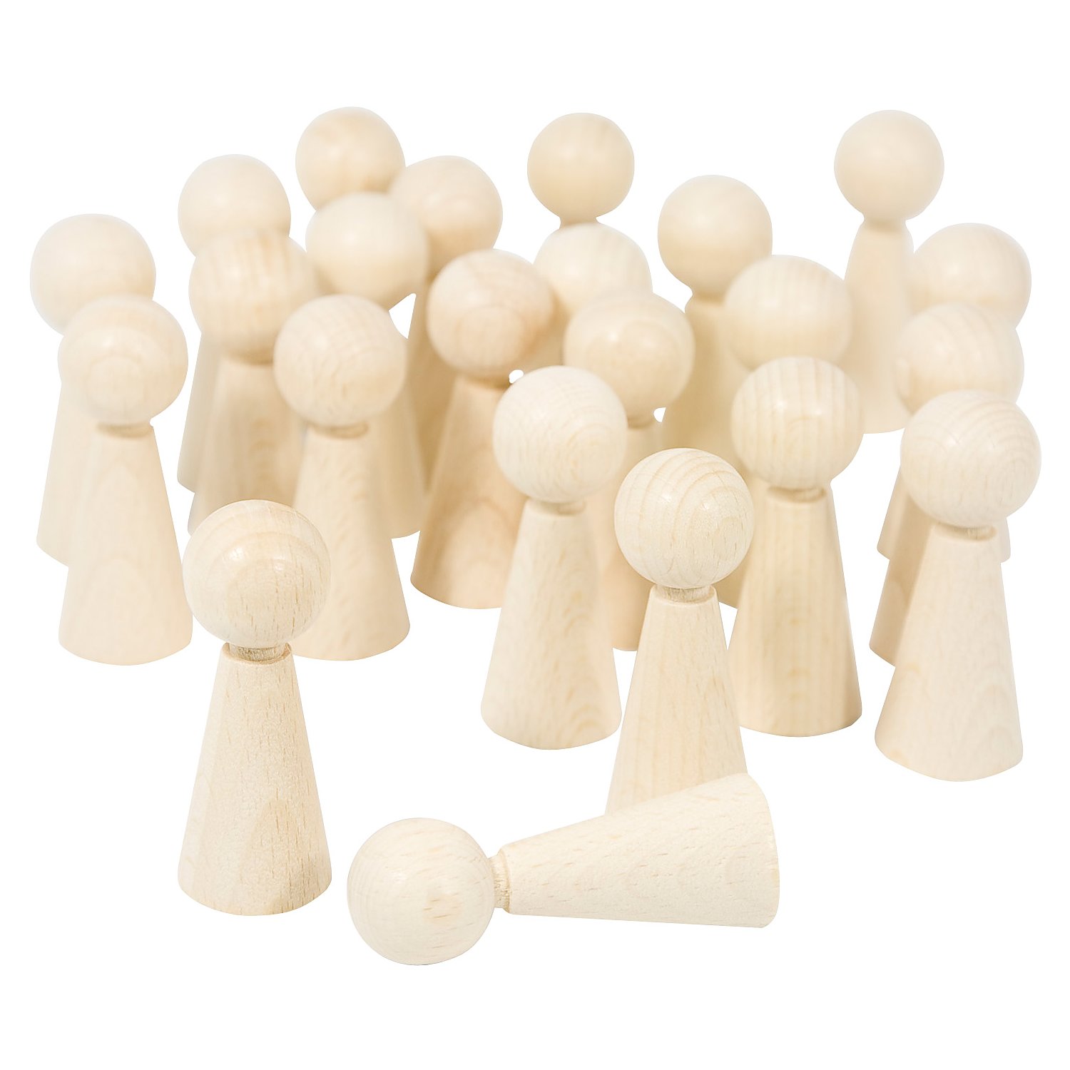 Figurenkegel aus Holz