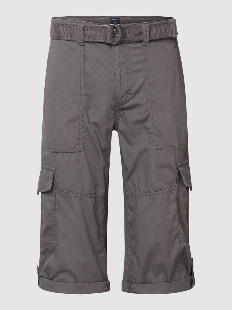 Cargoshorts inklusive Gürtel in dunkelgrau