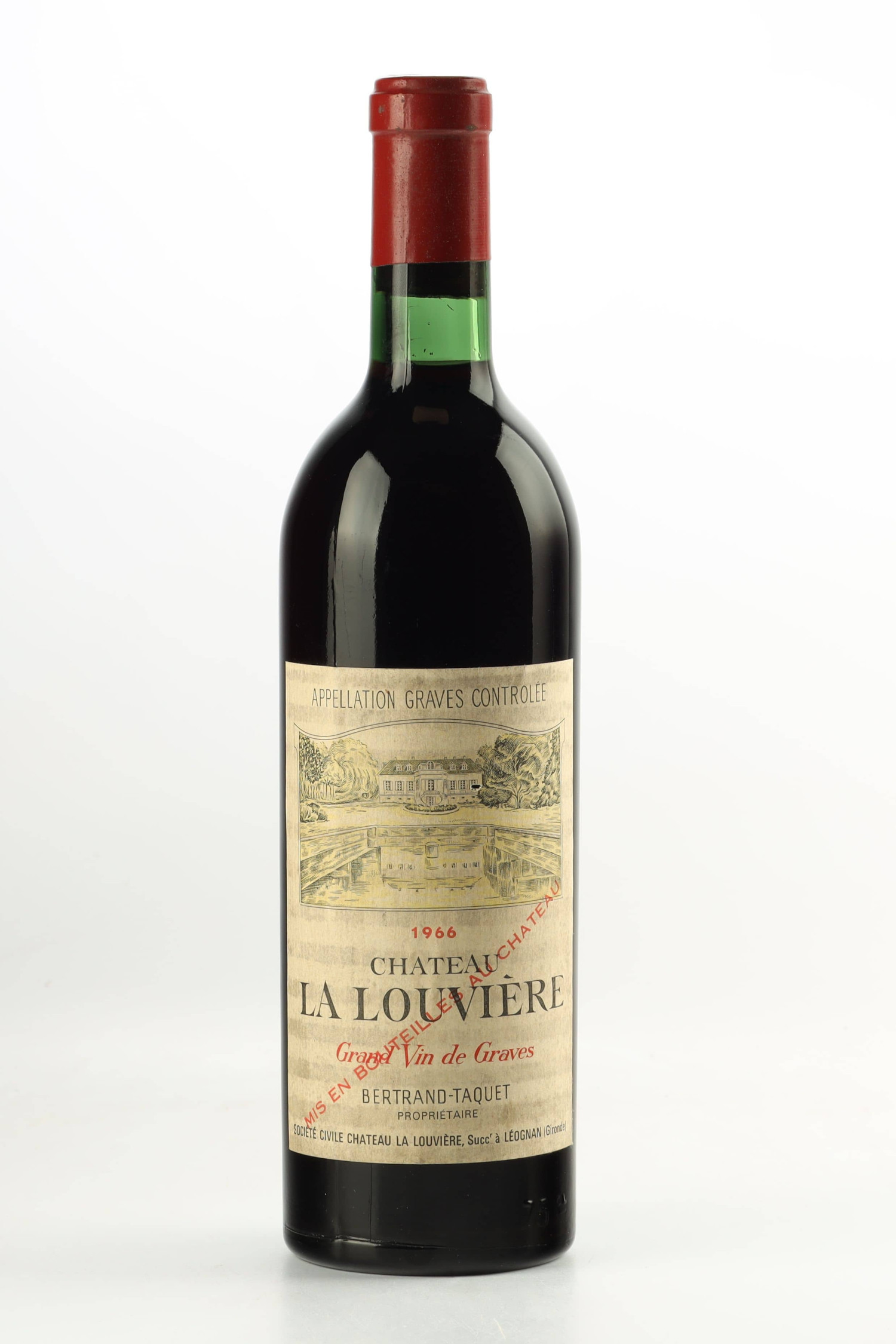 Château La Louviere 1966, Pessac Leognan