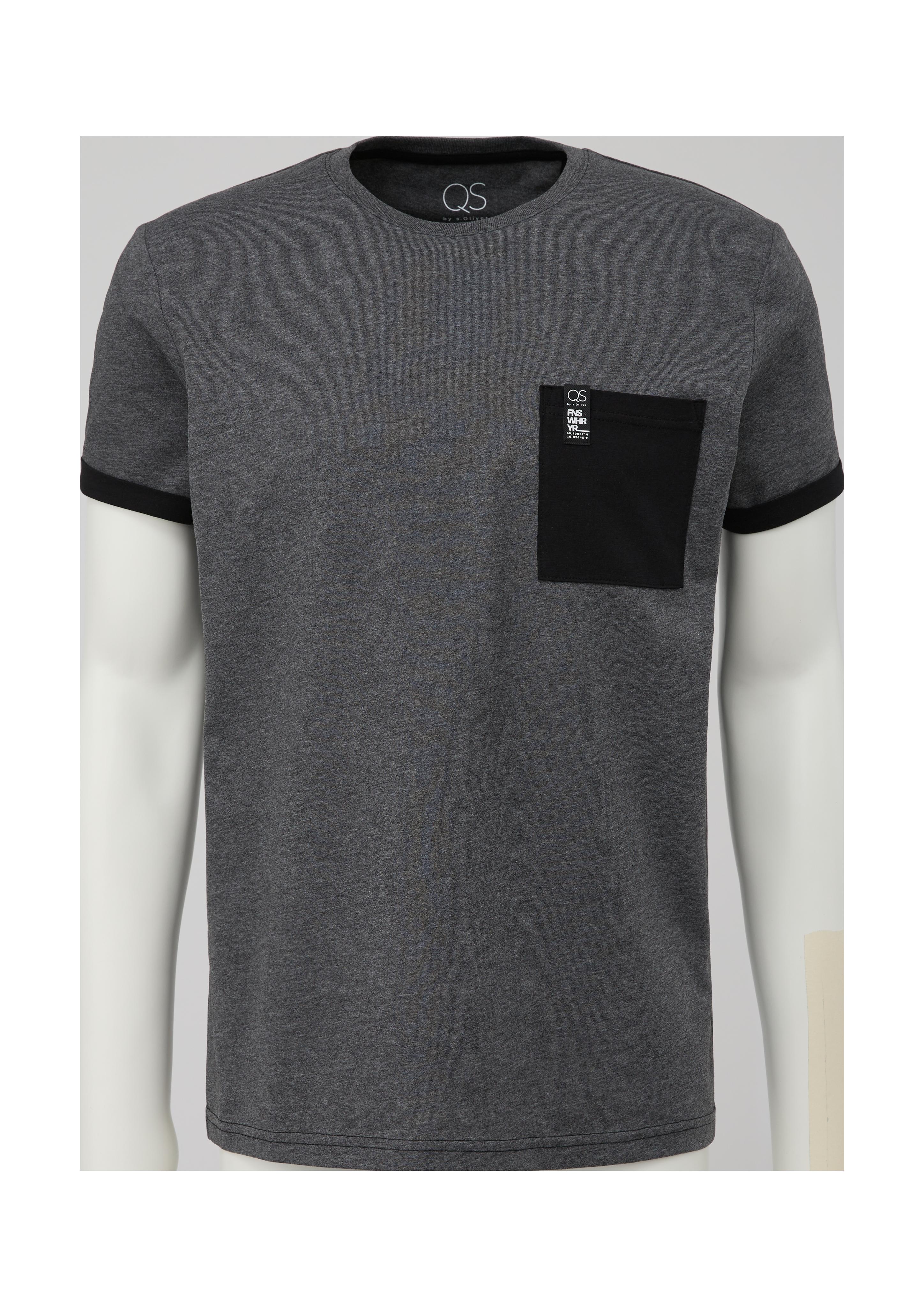 T-Shirt mit Brusttasche  2132855-99W0