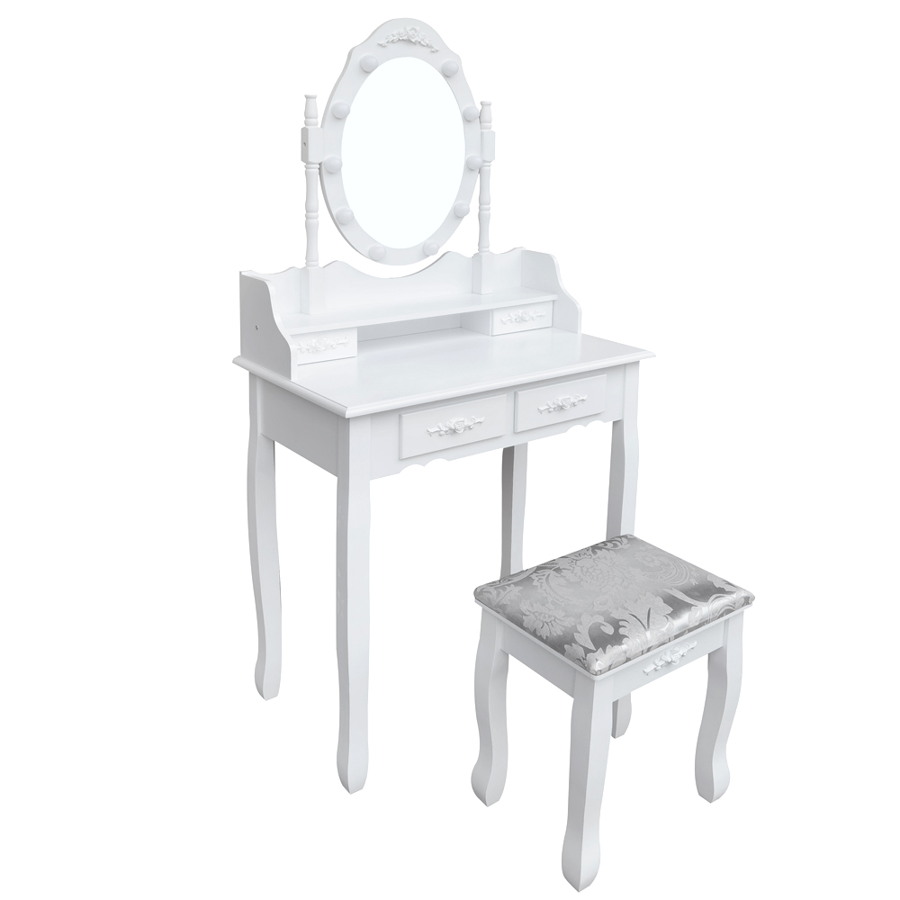Home Deluxe Schminktisch ROSY - Weiß