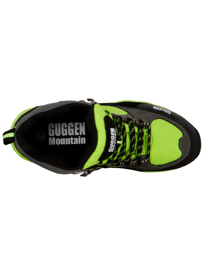 GUGGEN MOUNTAIN Wanderschuhe Uni in Grün günstig kaufen