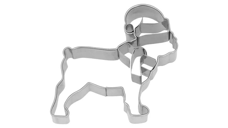 RBV BIRKMANN Ausstechform Weihnachtsbulldogge 6cm