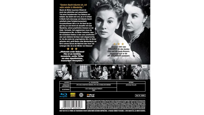 Rebecca - Alfred Hitchcock  [CE]