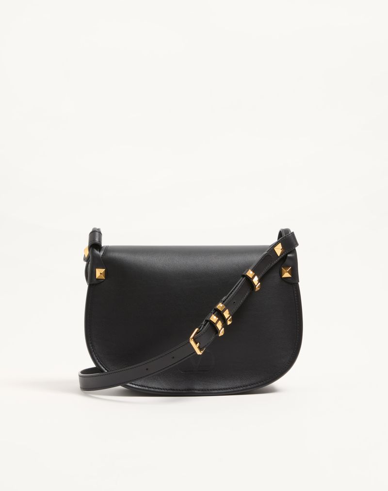 Bolsa de ombro média de couro Valentino Garavani Flâneuse